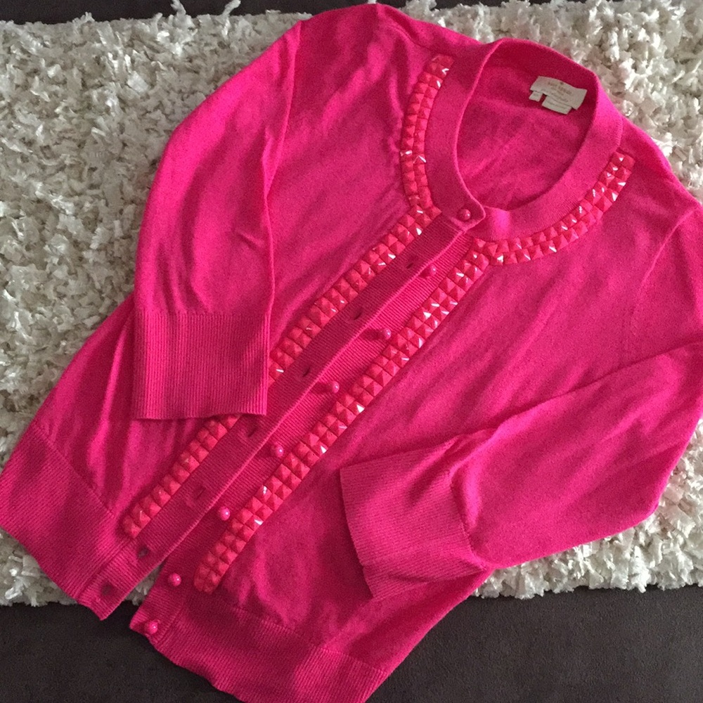 Kate Spade ♠️ Hot Pink Cardigan